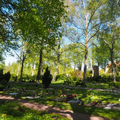 Kyrkogård, Fosie, Malmö, gravar